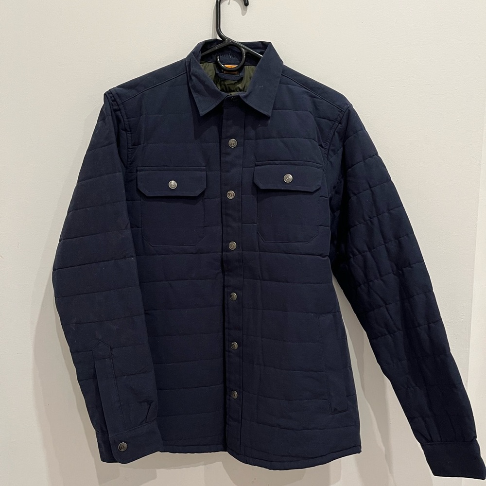 Men's Navy Quilted Jacket